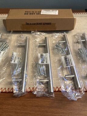 Probrico 5 Pk Stainless Steel Dresser Pulls 5 /128mm Hole Centers